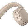 Sony WH-CH520 Headset Draadloos Hoofdband Oproepen/muziek USB Type-C Bluetooth Oplaadhouder Crème (WHCH520C.CE7) thumbnail