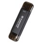 Transcend TS2TESD310C externe solide-state drive 2 TB Zwart (TS2TESD310C) thumbnail