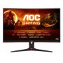 AOC G2 C27G2E/BK computer monitor 68,6 cm (27") 1920 x 1080 Pixels Full HD Zwart, Rood (C27G2E/BK) thumbnail