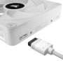 Corsair CO-9051006-WW koelsysteem voor computers Computer behuizing Ventilator 12 cm Wit 3 stuk(s) (CO-9051006-WW) thumbnail