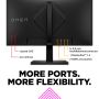 HP OMEN by 23,8 inch FHD 165 Hz gaming monitor - OMEN 24 (780D9E9#ABB) thumbnail