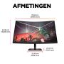 HP OMEN by HP 32c computer monitor 80 cm (31.5") 2560 x 1440 Pixels Quad HD Zwart (780K6E9#ABB) thumbnail
