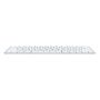 Apple Magic toetsenbord USB + Bluetooth Engels Aluminium, Wit (MK2A3Z/A) thumbnail