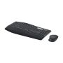 Logitech MK850 Performance Wireless Keyboard and Mouse Combo toetsenbord Inclusief muis RF-draadloos + Bluetooth Hebreeuws Zwart, Wit (920-008520) thumbnail