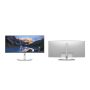 DELL UltraSharp U3824DW LED display 95,2 cm (37.5") 3840 x 1600 Pixels Wide Quad HD+ LCD Zwart, Zilver (DELL-U3824DW) thumbnail