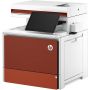 HP Color LaserJet Enterprise Flow MFP 5800zf-printer, Printen, kopiëren, scannen, faxen, Automatische documentinvoer; optionele high-capacity laden; Touchscreen; TerraJet-cartridge (58R10A) thumbnail