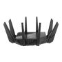 ASUS ROG Rapture GT-AX11000 Pro draadloze router Gigabit Ethernet Tri-band (2.4 GHz / 5 GHz / 5 GHz) Zwart (90IG0720-MU2A00) thumbnail