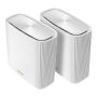 ASUS ZenWiFi AX (XT9) AX7800 2er Set Weiß Tri-band (2.4 GHz / 5 GHz / 5 GHz) Wi-Fi 6 (802.11ax) Wit 4 Intern (90IG0740-MO3B40) thumbnail