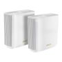 ASUS ZenWiFi AX (XT9) AX7800 1er Pack Weiß Tri-band (2.4 GHz / 5 GHz / 5 GHz) Wi-Fi 6 (802.11ax) Wit 4 Intern (90IG0740-MO3B60) thumbnail
