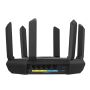 ASUS RT-AXE7800 draadloze router Tri-band (2,4 GHz / 5 GHz / 6 GHz) Zwart (90IG07B0-MU9B00) thumbnail