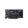 ASUS HYPER M.2 X16 CARD V2 interfacekaart/-adapter Intern (90MC06P0-M0EAY0) thumbnail