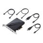 ASUS ThunderboltEX 4 interfacekaart/-adapter Intern Mini DisplayPort, PCIe, Thunderbolt, USB 2.0, USB 3.2 Gen 2 (3.1 Gen 2) (90MC09P0-M0EAY0) thumbnail