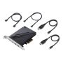 ASUS ThunderboltEX 4 interfacekaart/-adapter Intern Mini DisplayPort, PCIe, Thunderbolt, USB 2.0, USB 3.2 Gen 2 (3.1 Gen 2) (90MC09P0-M0EAY0) thumbnail