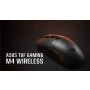 ASUS TUF Gaming M4 Wireless muis Gamen Rechtshandig RF-draadloos + Bluetooth Optisch 12000 DPI (90MP02F0-BMUA00) thumbnail
