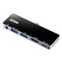 ATEN USB-C Travel Dock met stroomdoorvoer (UH3238) thumbnail