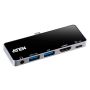 ATEN USB-C Travel Dock met stroomdoorvoer (UH3238) thumbnail