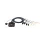 ATEN 2-poorts USB DisplayPort-kabel KVM-switch met externe poortselectieschakelaar (CS22DP-AT) thumbnail
