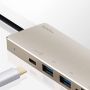 ATEN USB-C Mini Dock met meerdere poorten en stroomdoorvoer (UH3239) thumbnail