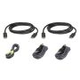 ATEN 1.8M USB DisplayPort Dubbel Beeldscherm Veilige KVM Kabelpakket (2L-7D02UDPX5) thumbnail