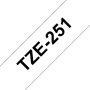 Brother TZE251 labelprinter-tape Zwart op wit TZe (TZE-251) thumbnail