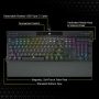 Corsair K70 PRO toetsenbord USB QWERTY US International Zwart (CH-910941A-NA) thumbnail