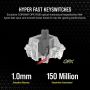 Corsair K70 PRO toetsenbord USB QWERTY US International Zwart (CH-910941A-NA) thumbnail