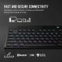 Corsair K100 AIR toetsenbord USB + RF Wireless + Bluetooth QWERTY Engels Zwart (CH-913A01U-NA) thumbnail