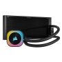Corsair H115I Processor Kit voor vloeistofkoeling 14 cm Zwart (CW-9061002-WW) thumbnail