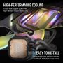 Corsair H115I Processor Kit voor vloeistofkoeling 14 cm Zwart (CW-9061002-WW) thumbnail
