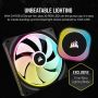 Corsair H115I Processor Kit voor vloeistofkoeling 14 cm Zwart (CW-9061002-WW) thumbnail