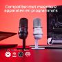 HyperX SoloCast - USB Microphone (White) Wit Microfoon voor spelcomputers (519T2AA) thumbnail