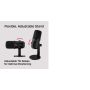 HyperX SoloCast - USB Microphone (White) Wit Microfoon voor spelcomputers (519T2AA) thumbnail