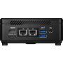 MSI Cubi N ADL-001EU Mini PC Intel® N N200 4 GB DDR4-SDRAM 128 GB SSD Windows 11 Pro Zwart (CUBI N ADL-001EU) thumbnail