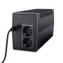 Trust Paxxon 800VA UPS - Noodstroomvoorziening – 2 stopcontacten – 480W capaciteit – Zwart (23503) thumbnail