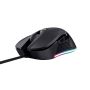 Trust GXT 922 YBAR Gaming Muis - Bedrade gamingmuis – 6 programmeerbare knoppen – 7200 DPI – Zwart (24729) thumbnail
