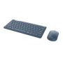 Trust Lyra toetsenbord Inclusief muis RF-draadloos + Bluetooth QWERTY Amerikaans Engels Blauw (24937) thumbnail