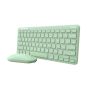 Trust Lyra toetsenbord Inclusief muis RF-draadloos + Bluetooth QWERTY Amerikaans Engels Groen (24942) thumbnail