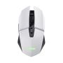 Trust GXT 110W Felox Gaming Muis - Draadloze gamingmuis – 6 programmeerbare knoppen – 4800 DPI – Wit (25069) thumbnail