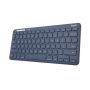 Trust Lyra toetsenbord RF-draadloos + Bluetooth QWERTY Amerikaans Engels Blauw (25095) thumbnail
