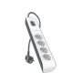 Belkin BSV400VF2M Overspanningsbeveiliging Wit 4 AC-uitgang(en) 2 m (BSV400VF2M) thumbnail