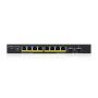 Zyxel GS1900-10HP Managed L2 Gigabit Ethernet (10/100/1000) Power over Ethernet (PoE) Zwart (GS1900-10HPEU0102F) thumbnail