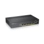 Zyxel GS1920-8HPV2 Managed Gigabit Ethernet (10/100/1000) Power over Ethernet (PoE) Zwart (GS1920-8HPV2-EU010) thumbnail