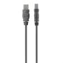 Belkin USB 2.0 A - USB 2.0 B, 4.8m USB-kabel 4,8 m USB A USB B Grijs (F3U154BT4.8M) thumbnail