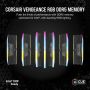 Corsair Vengeance RGB CMH96GX5M2B6600C32 geheugenmodule 96 GB 2 x 48 GB DDR5 4800 MHz (CMH96GX5M2B6600C32) thumbnail