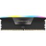 Corsair DDR5 96GB PC 6800 CL40 KIT (2x48GB) VENGEANCE RGB B retail geheugenmodule 4800 MHz (CMH96GX5M2B6800C40) thumbnail