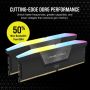 Corsair DDR5 96GB PC 6800 CL40 KIT (2x48GB) VENGEANCE RGB B retail geheugenmodule 4800 MHz (CMH96GX5M2B6800C40) thumbnail