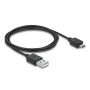 DeLOCK 64212 video kabel adapter 0,18 m HDMI Type A (Standaard) USB Type-C + Micro-USB Zwart (64212) thumbnail