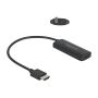 DeLOCK 64212 video kabel adapter 0,18 m HDMI Type A (Standaard) USB Type-C + Micro-USB Zwart (64212) thumbnail