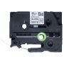 Brother FLe-2511 labelprinter-tape Zwart op wit (FLE2511) thumbnail