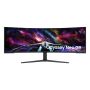 Samsung Odyssey S57CG954NU computer monitor 144,8 cm (57") 7680 x 2160 Pixels 8K Ultra HD QLED Zwart, Wit (LS57CG954NUXEN) thumbnail